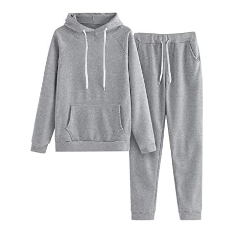 Survêtement à capuche femme gris XL Cover