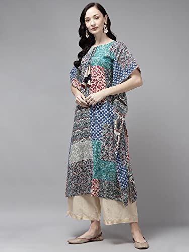 Image of INDO ERA Women A-Line Polyester Kurta /Kurti