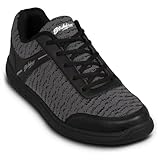 KR Strikeforce Boys Modern Bowling Shoes, Black/Steel, 3 Big Kid US