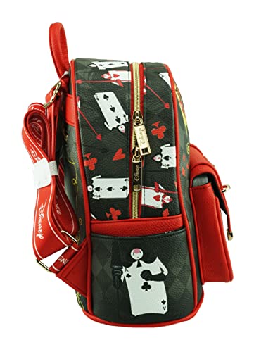 Wondapop Disney Queen of Hearts 11" Vegan Leather Fashion Mini Backpack4