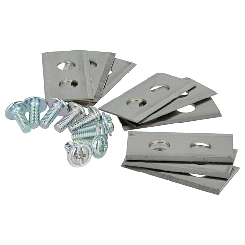 vhbw 9x Messer Klingen kompatibel mit Worx Landroid L1500i, M500 B, M1000, M1000i, M800, S500i, M WG794E, WA0176, WA0190 Mähroboter uvm. Stahl, 0.75mm – Bild 4