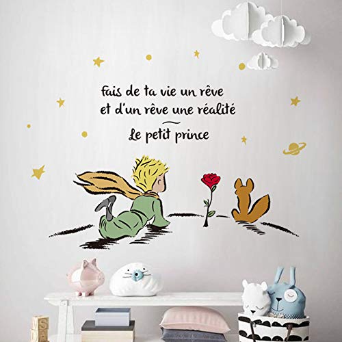 Decalmile Adesivi da Parete il Piccolo Principe