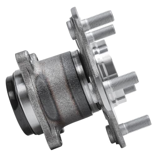 Image of Detroit Axle - 2pc Rear Wheel Bearing and Hubs Assembly for Nissan Sentra 2013 2014 2015 2016 2017 2018 2019, 5-Lugs