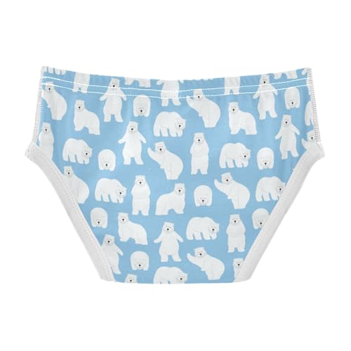 Boys' Exclusive Briefs Toddler Underwear 95% Combed Cotton Boxerbriefs 2T Polar Bear Pattern 202