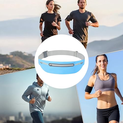 Hogvinnatil Sac banane pour femme | Sac banane sportif pour téléphone portable, sac banane de sport étanche pour la randonnée, le camping, le jogging, les voyages, les promenades de chien, le cyclisme – vue 4