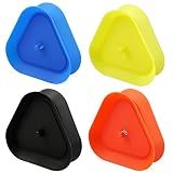 KiKiHong 4 Piezas Juego de Naipes, Triángulo Soporte de Plastico para Naipes, Soporte para Naipes Manos Libres