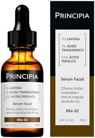 Sérum Principia Mix-02 (5% Cafeína + 3% Tranexâmico + Ferúlico)