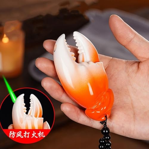 Encendedor de soplete de butano multifuncional naranja miniatura 3