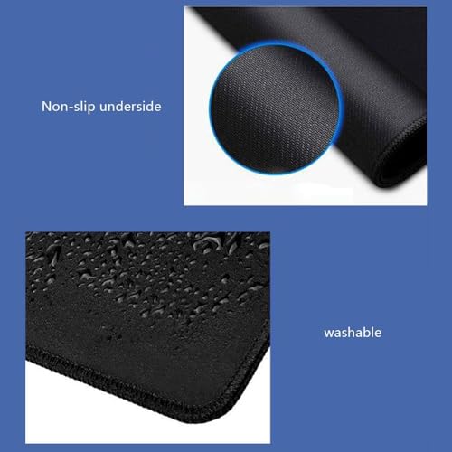 Image of Anti-Slip Extended Hexagons Pattern Desk Mat Gaming Rubber Mouse Pad /Desk Mat for Laptop and Computer (30cm X 80cm)
