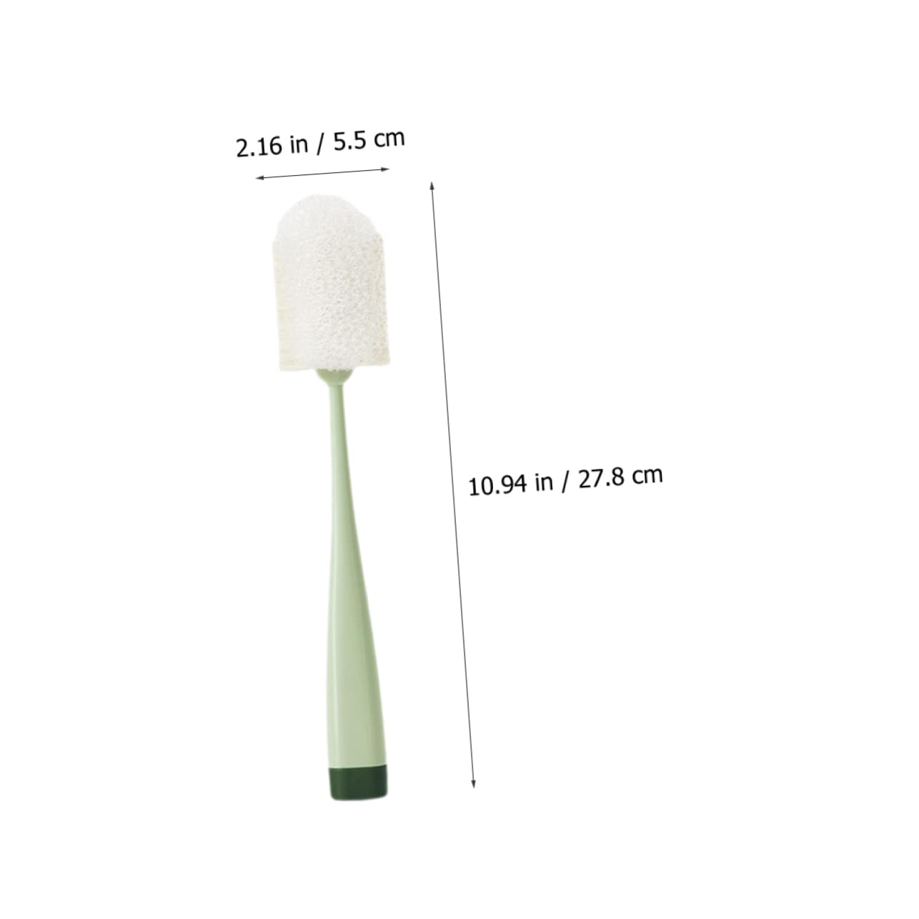 BESTYASH 3 Set Pennello A Tazza Lungo Strofinare Spazzola Per La Pulizia Delle Bottiglie D'acqua Pennello Per La Pulizia Della Cucina Spazzola Per Bottiglie Spugna 3 Pezzi*3