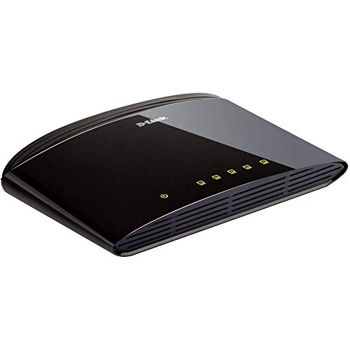 D-Link DES-1005D Switch 5 Ports Ethernet 10/100mbps - Idéal Partage de Connexion et Mise en Réseau Small/Home Office