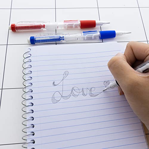 Bazic Crown 0.7 Mm Mechanical Pencil, Soft Grip Smooth Writing Pencils Lead, Latex Free Eraser (3/Pack), 1-Pack #TOP4