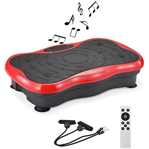 WEIZI Entrenador de vibración Placas de vibración máquina vibratoria para Ejercicios Plataforma oscilante agitación de Cuerpo Entero 200W