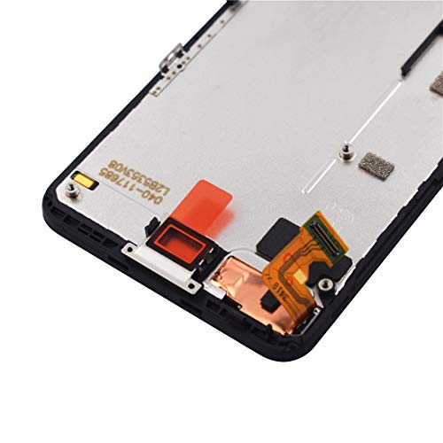 Image of LCD Display Touch Digitizer Screen Assembly with Border Replacement for Nokia Lumia 630 Black