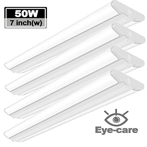 AntLux 4FT LED Wraparound Light Fixture 50W Ultra Slim LED Shop Lights