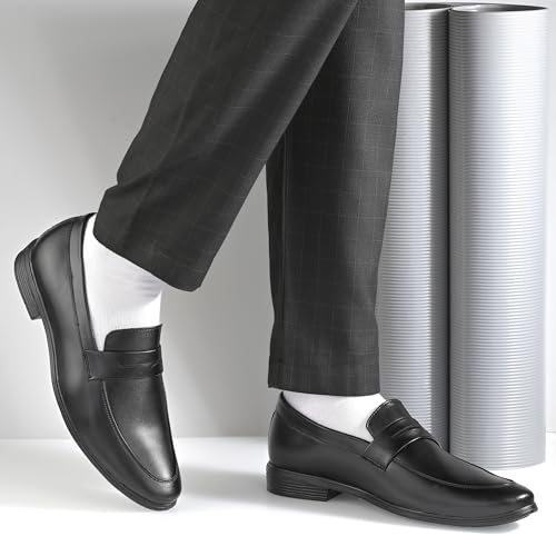Image of Centrino Formal Shoe for Men | Cushioned Insole | Stylish Slip ON | Perfect for Boys & Men | Business Comfort | Office Comfort | Premium Design | Office Wear & Formal Dress (6814)