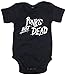 Racker-n-Roll Punks Not Dead Body pour bébé Noir - Noir - 2 mois