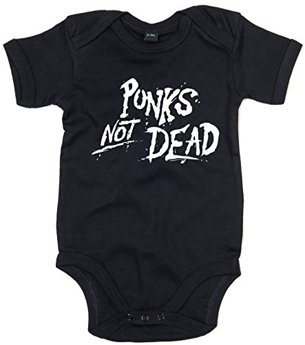 Body de bébé black Punks Not Dead idée cadeau de naissance insolite