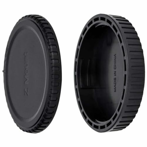 Tapa Cuerpo Frontal y Tapa Trasera de Objetivo, Compatible con Nikon Z