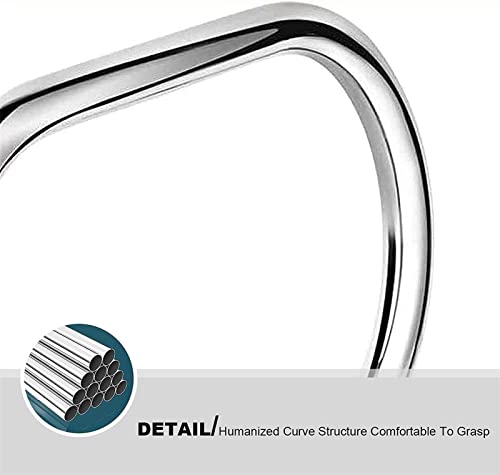 Barandilla para piscina de acero inoxidable 3 curvas 81x57cm miniatura 3