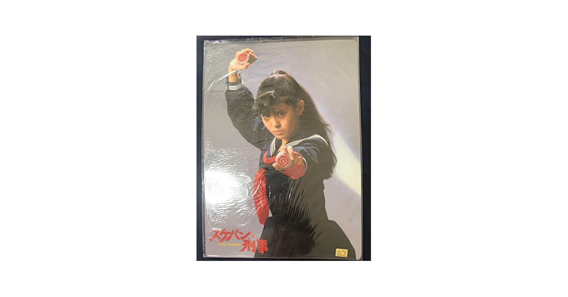 【希少品】スケバン刑事　下敷き　南野陽子　レトロ　懐かしい　当時物 スケバン刑事 南野陽子 下敷き ファイル セット レトロ レア 昔