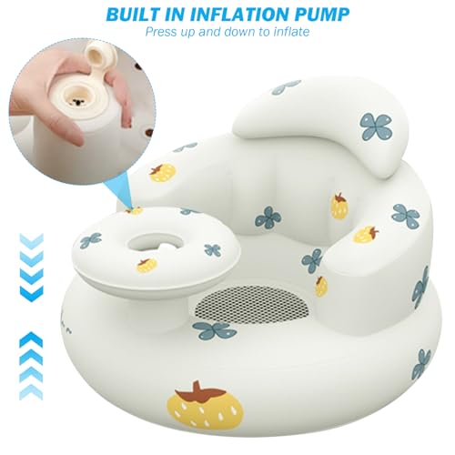 Siège gonflable bébé pour douche et maintien assis sans basculer