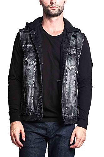 Image of VICTORIOUS Rocker Denim Jean Vest Jacket