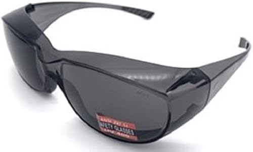 Miniatura 8 de Gafas de seguridad con protección lateral ANSI Z87.1, protección UV que se adapta a los lentes