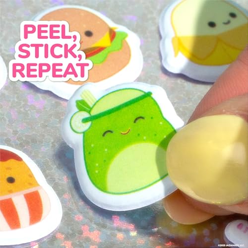 Image of Original Squishmallows Squishy Sticker Book for Kids, Scrapbook, Journaling, Laptop Sticker Pack for Kids Crafts