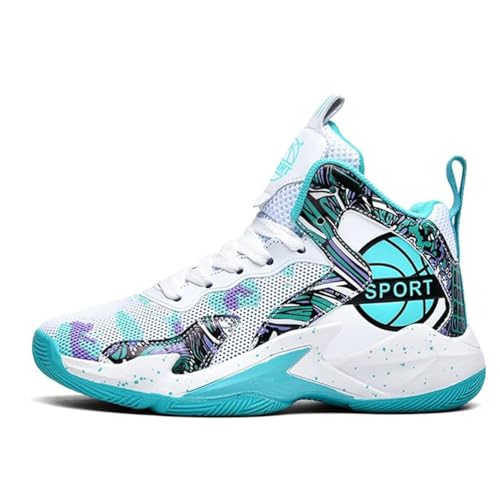 Hixingo Enfant Chaussure de Basketball Garçon Sneakers Baskets Baskets de Basket-Bal Jeunes Unisexe Chaussures de Sport pour Femme Homme Filles