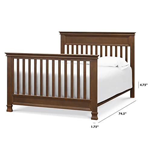 Image of DaVinci Hidden Hardware Twin /Full-Size Bed Conversion Kit (M5789) in Mocha