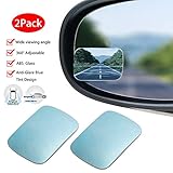 Flexible Installation: 2 Methoden optional für flexible Installation mit 360 Grad + 20 verstellbarem Design. Mit Klebstoff für Haftklebebandmontage oder mit Hilfe der kleinen verstellbaren Montagehalterung können Sie Ihre toten Winkelspiegel (auch mit Klebeband) montieren.