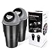YIOVVOM Vehicle Automotive Cup Holder Garbage Can Small Mini Trash Bin Car Trash Garbage Can for Car Office Home (Gray-2PCS)