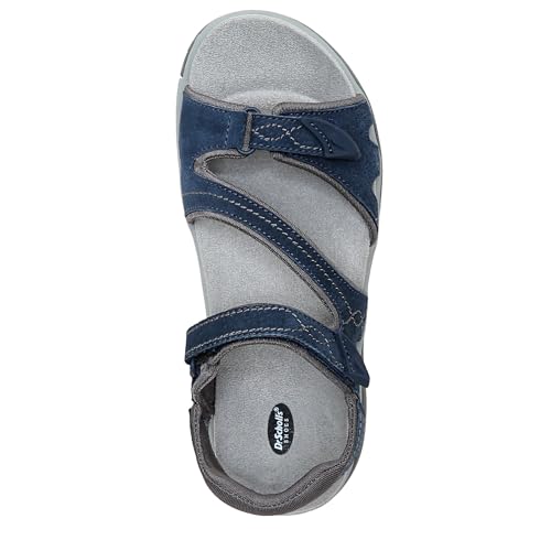 Dr. Scholl's Shoes Women's Adelle Sporty Adjustable Footbed Sandal,Elegant Navy Suede,9 by Dr.Scholl's SHOES - Used condition - Image 5