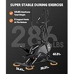 THERUN Elliptical Exercise Machine, 3-in-1 Cardio Climber Stepping Elliptical Machine for Home, Stair Stepper Elliptical Training Machines w/16 Levels Resistance, Pulse Sensor, LCD Monitor - Image 2