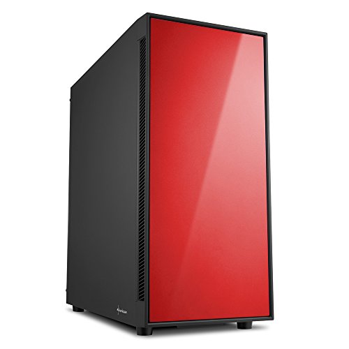 Preisvergleich Produktbild Sharkoon AM5 Silent PC-Gehäuse Rot