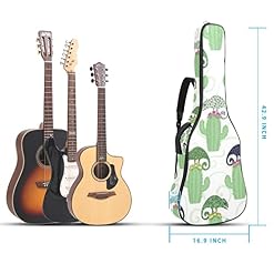 Yellow Bananas Étui de protection rembourré pour guitare acoustique classique, Multicolore 05, 42.9x16.9x4.7 in… – Image 5