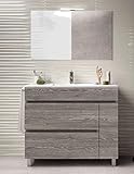lavabo da appoggio 80x40 ✔ Espejo Liso 80x70 Cm, Lavabo cerámico extraplano 80x40cm