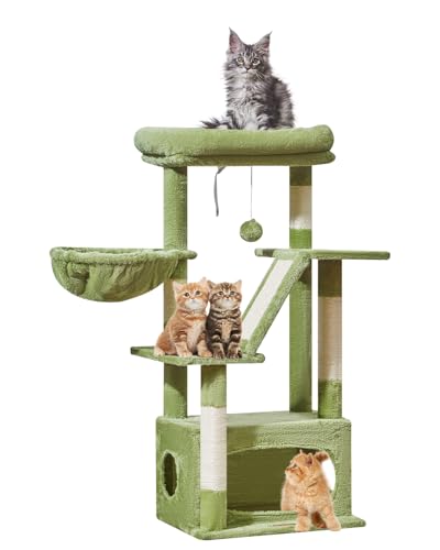Image of Taoqimiao Cat Tree, 38.5In Cat Tower for Indoor Cats, Suitable for Kittens