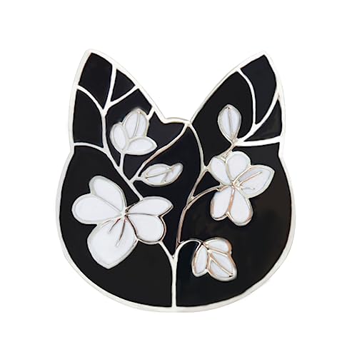 Broche chat design ciselé en alliage - Bijou de poitrine élégant pour robe de soirée - 4
