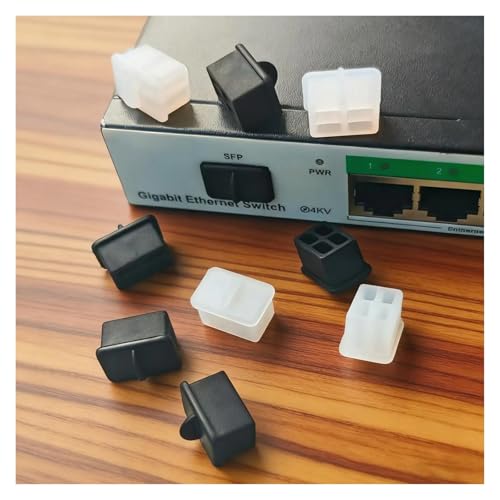 Tapas RJ45 para mantener limpio el switch y router en oficinas y estudios en casa 7