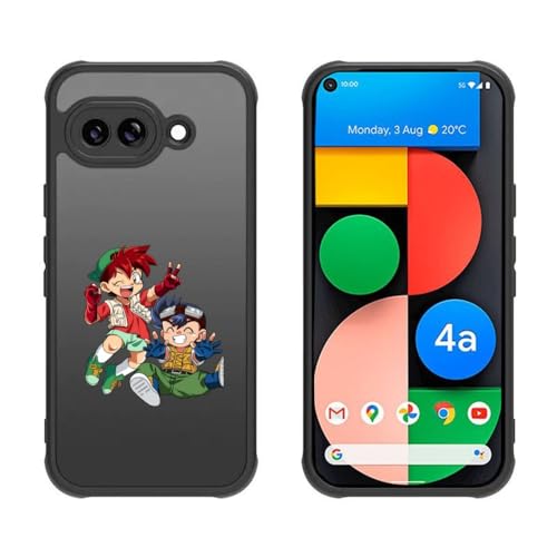 爆走兄弟レッツ&ゴー!! Google Pixel 7A/8A/9A ケース スマホケース 携帯カバー レンズ保護 電話カバー 互換性のある 兼用性 手触りが良い 軽量 薄型 防塵 滑り止め 指紋防止 耐衝撃 全面保護 脱着簡単