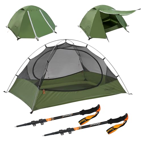 Carpa Clostnature para 2 personas ultraligera impermeable miniatura 1