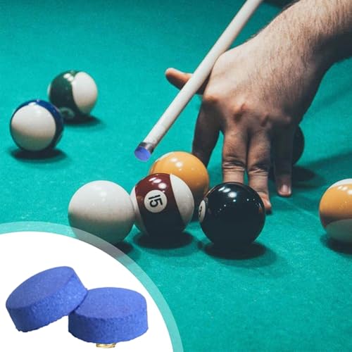 YCSONLY 25Pcs 10mm Pool Cue Tips, Pool Billiard Club Heads, Pool Tips, Snooker Cue Tips, Pool Stick Replacement Tips, Pool Stick Tips for Pool Cues and Snooker (Blue) - Image 9