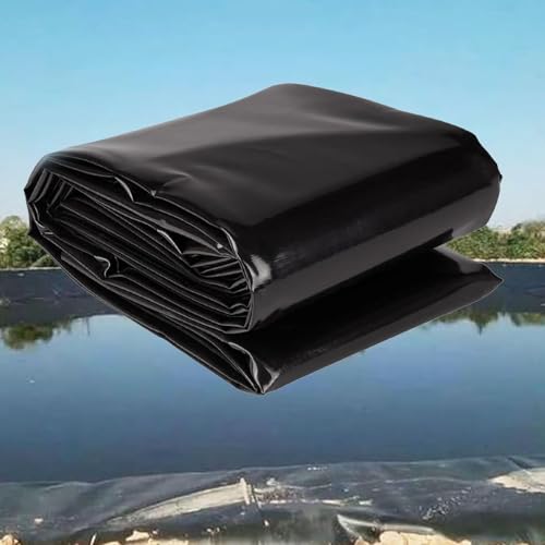 Membrane préformée pour bassins en PEHD robuste bâche étanche noire de qualité supérieure 8x10m