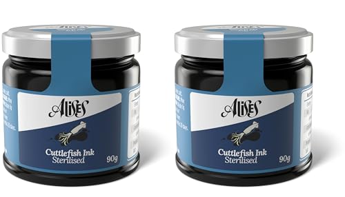 Alises 180g Squid (Cuttlefish) Ink Jar - (90g pack of 2) - of rea...