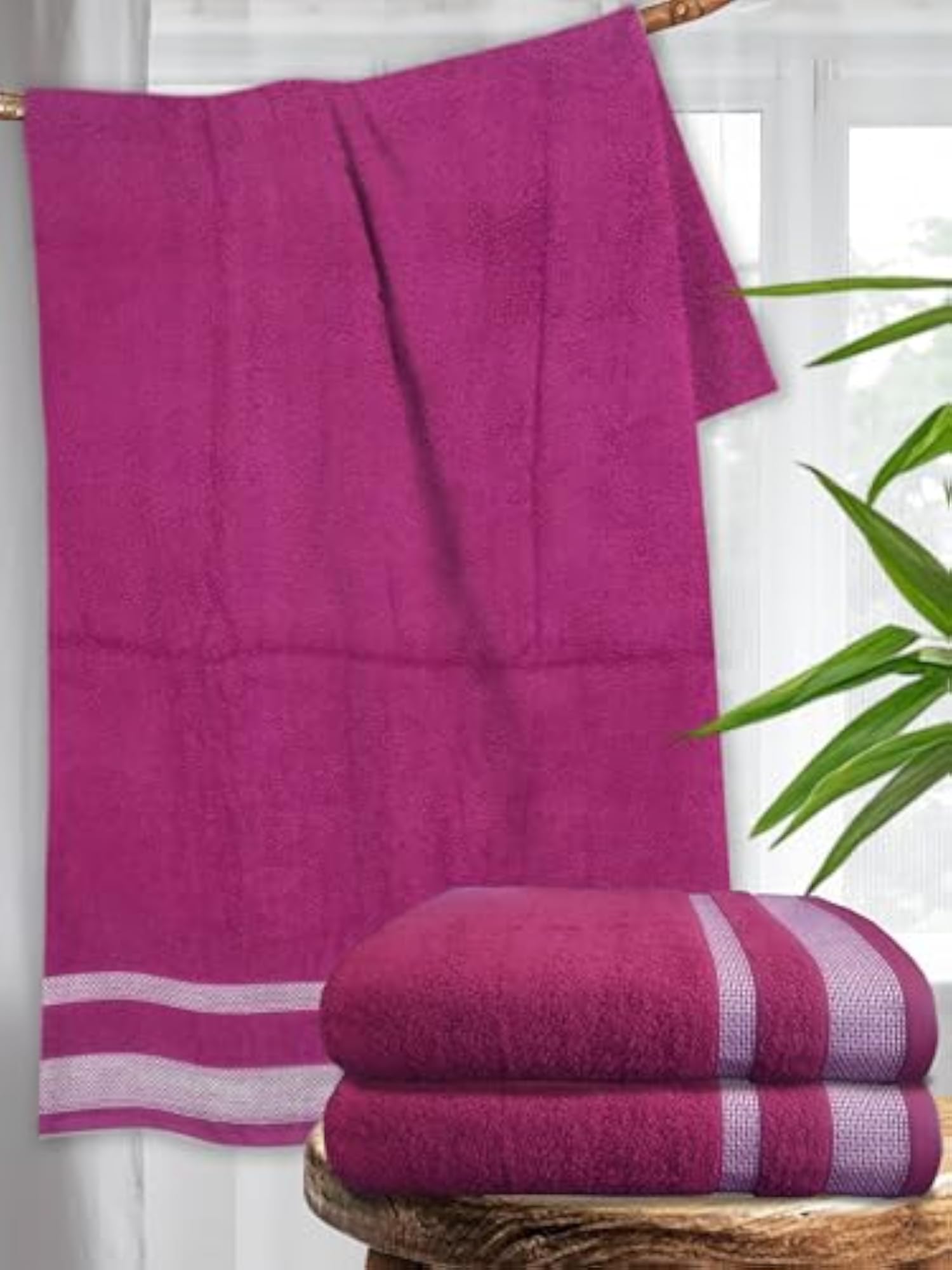Premium Cotton Bath Towel Pack of 3