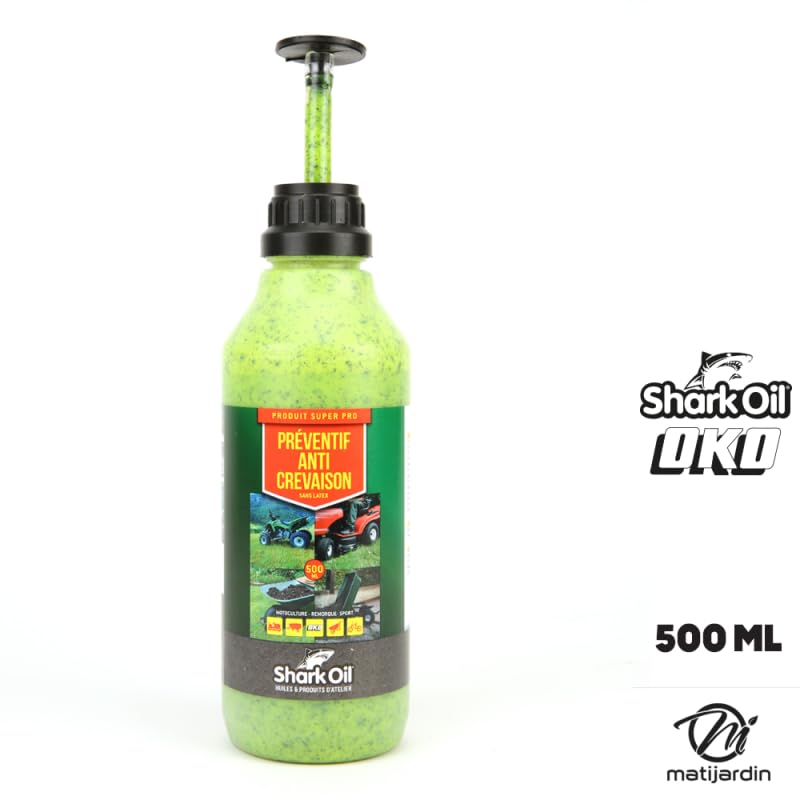 Matijardin - Préventif anti crevaison Shark Oil OKO super pro 500 ml par 3