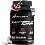 Lumbrokinase Supplement 40mg (60 Capsules) - Maximum Activity-800,000 UI - Pure Lumbrokinase Enzymes Digestive enzymes, Better Than serrapeptase Nattokinase Supplement, Lab Tested, Non GMO