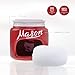 Red Ceramic Mason Jar Kitchen Sponge Holder – Farmhouse Kitchen Decor Sponge Caddy - Kitchen Sink Organizer Ceramic Sponge Holder - Kitchen Organizer Retro Decor for Cute Kitchen Accessories (Red)